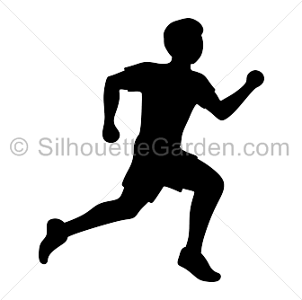 336x334 Running Man Silhouette Clip Art. Download Free Versions