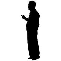 200x200 Person Persons Human Silhouette Silhouettes Relation Relations