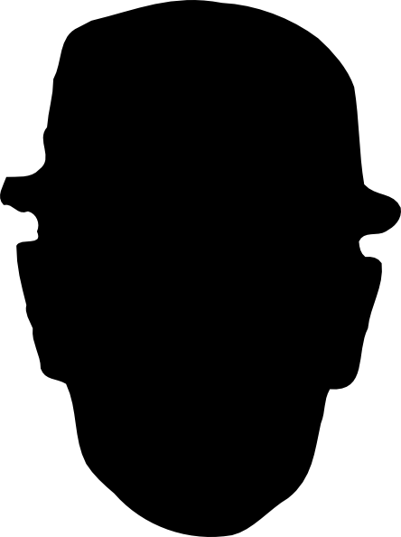 444x594 Worker Wearing Hard Hat Silhouette Clip Art