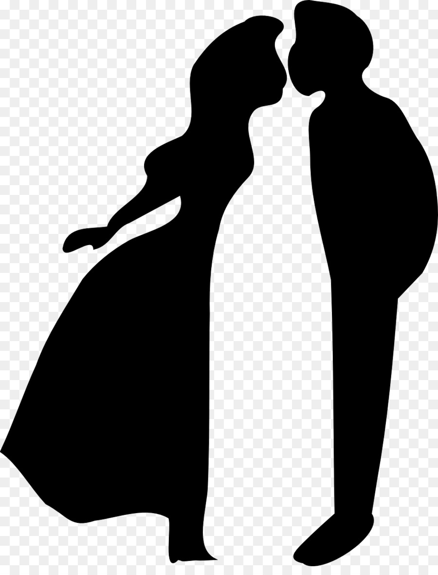 900x1180 Kiss Silhouette Man Clip Art