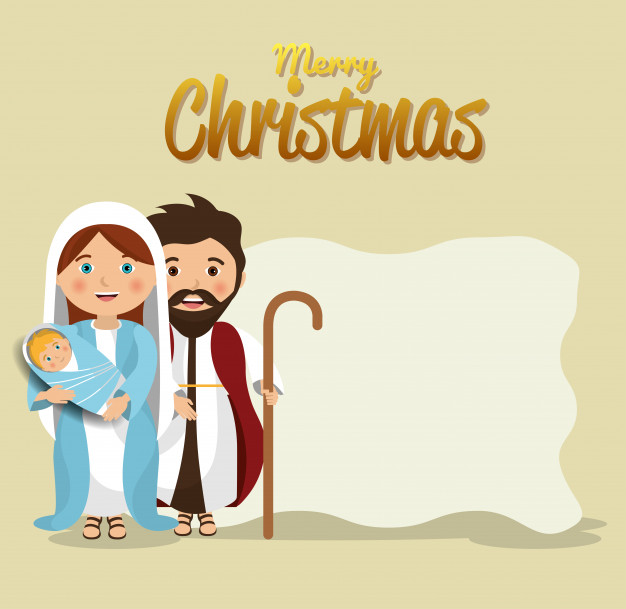 626x609 Silhouette Manger Merry Christmas Design Vector Premium Download