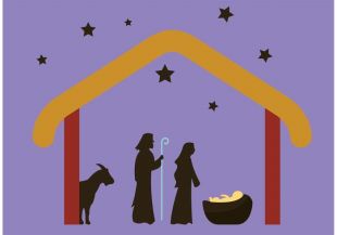 310x217 Nativity Scene Silhouettes Free Vectors Ui Download
