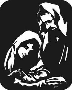 239x300 Nativity Silhouette
