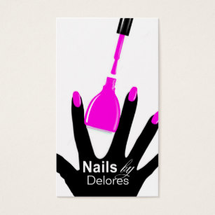 307x307 Silhouette Mannequin Hand Fingernails Business Cards Amp Templates