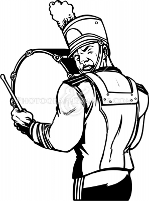 297x400 Marching Band Drums Clipart