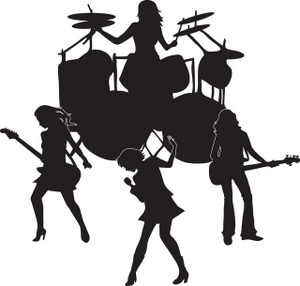 300x286 Band Clipart