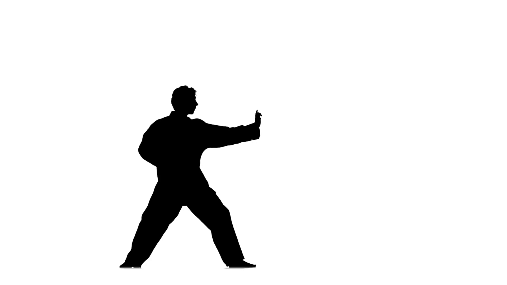 Silhouette Martial Arts At GetDrawings | Free Download