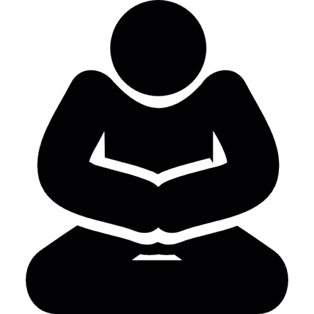 626x626 Person In Meditation Posture Icons Free Download