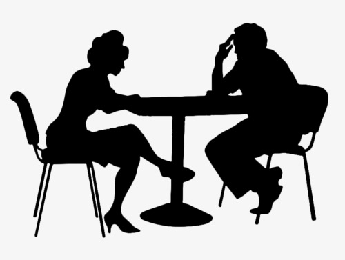 500x377 Conference Photo, Black Silhouette, Colleague, Meeting Png Image