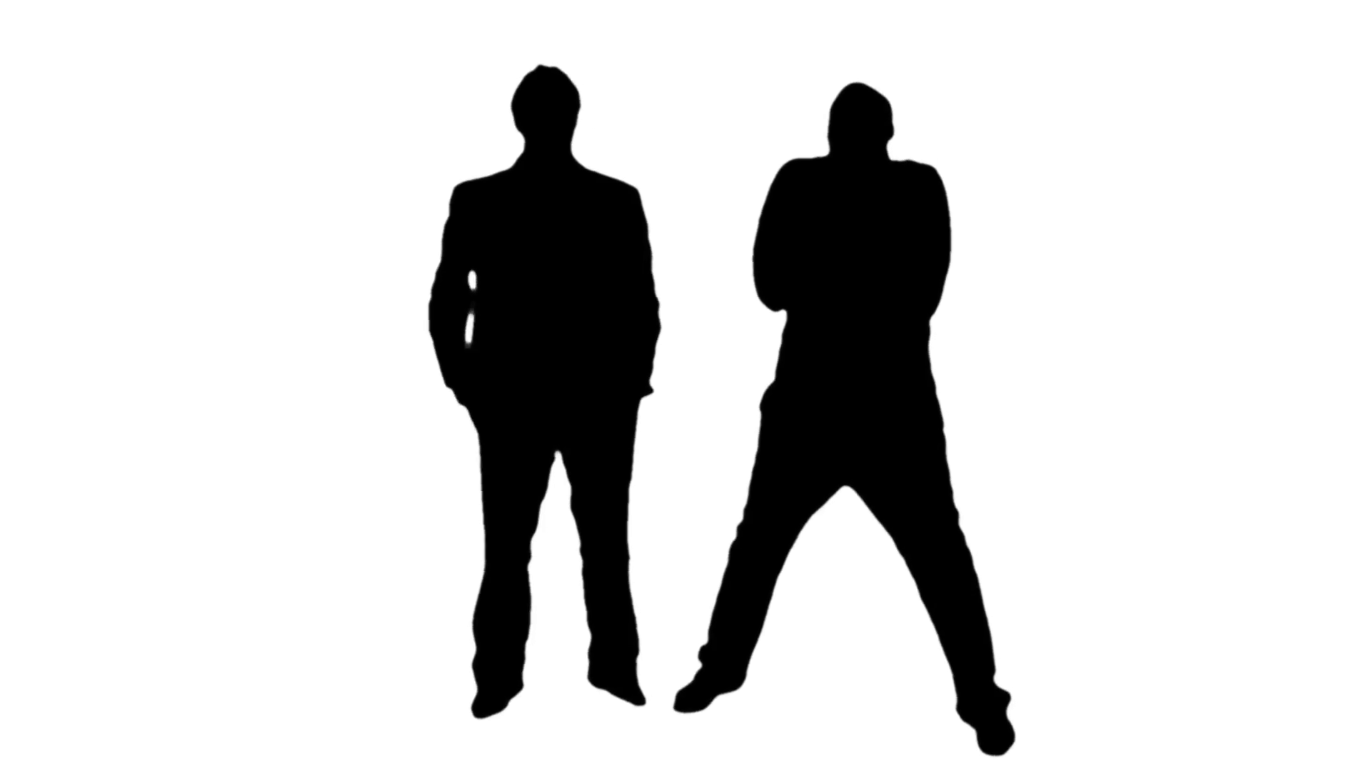 1920x1080 Business Men Meeting Silhouettes Animation