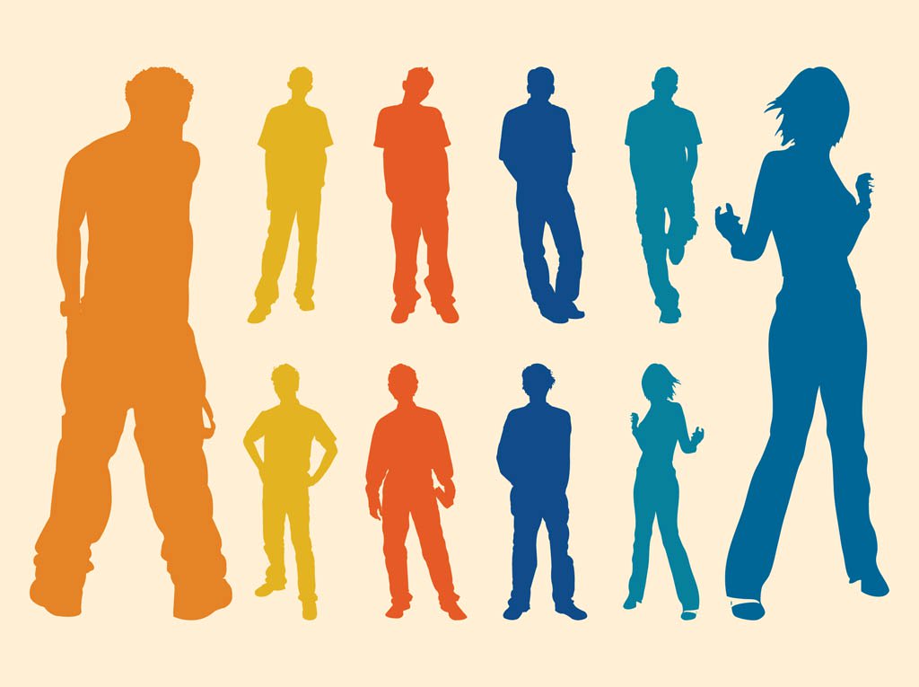 Silhouette Men And Women at GetDrawings | Free download