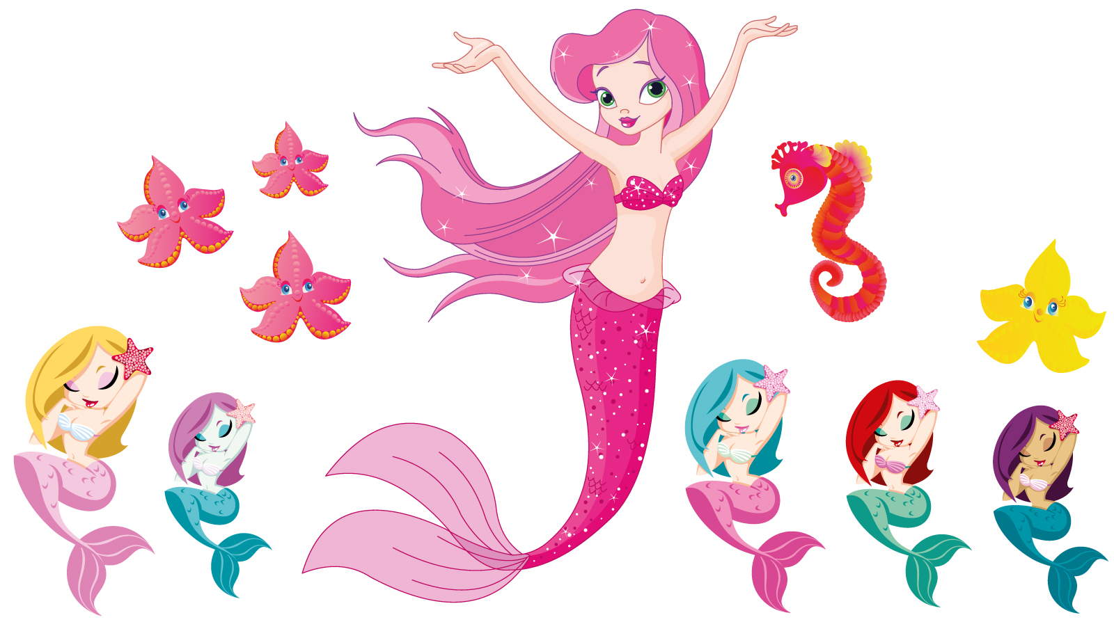 1600x894 Colors Little Mermaid Quotes Wall Decals In Conjunction