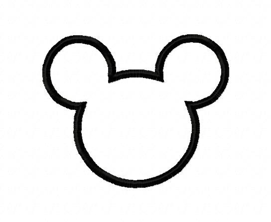 544x447 Mickey Mouse Ears Silhouette
