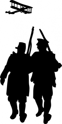 213x425 World War I Silhouette Clip Art Vector, Free Vector Images