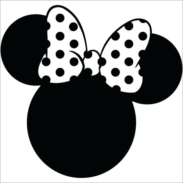 600x600 Printable Minnie Mouse Head