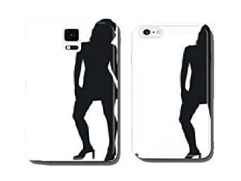 342x257 Female Silhouette Mobile Phone Cover Pare Ntitem Amazon.co.uk