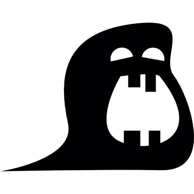 626x626 Ghost, Monster Silhouette Icons Free Download
