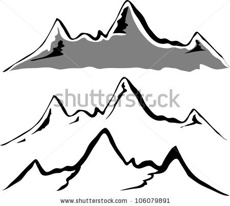 450x403 Mountain Ridge Clipart Mountain Silhouette