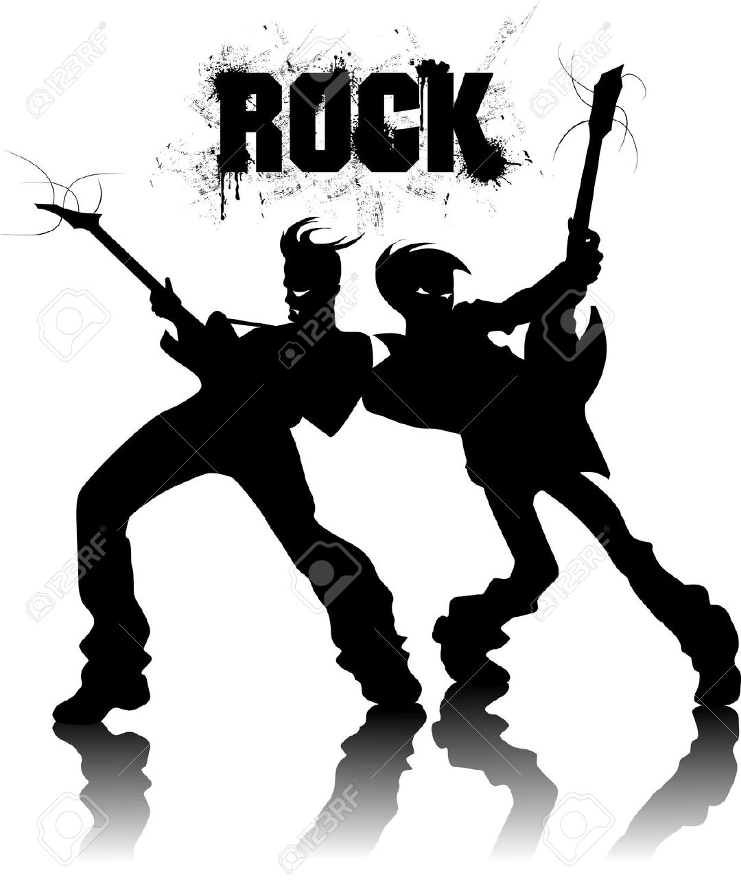 1080x1300 Musician Clipart Rock Band