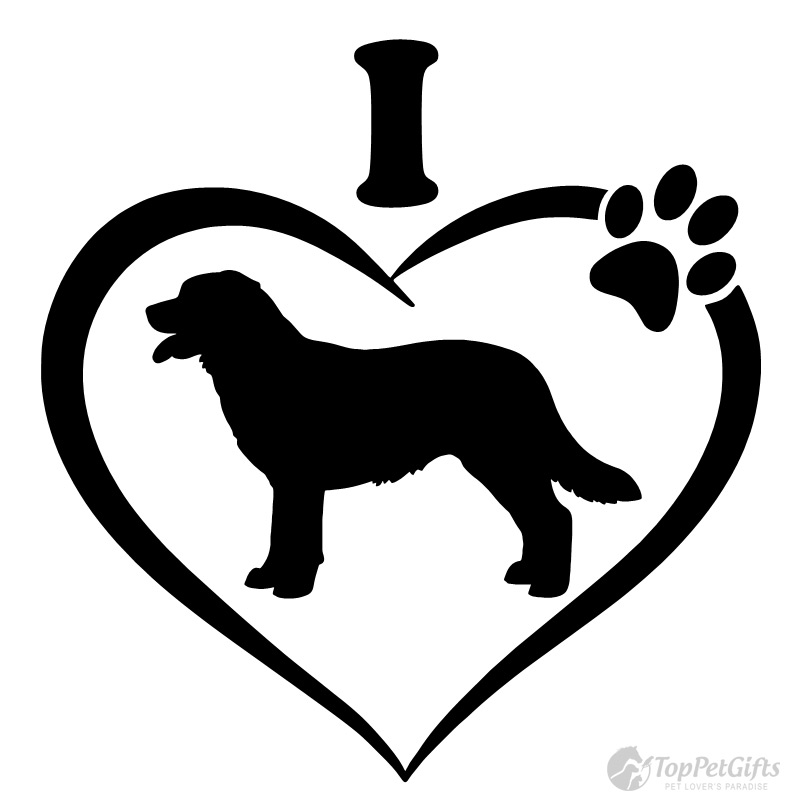 800x800 I Love My Labrador Decal