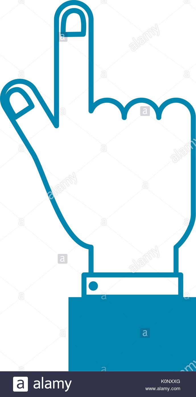 689x1390 Silhouette Businessman Hand With Finger And Nails Stock Vector Art