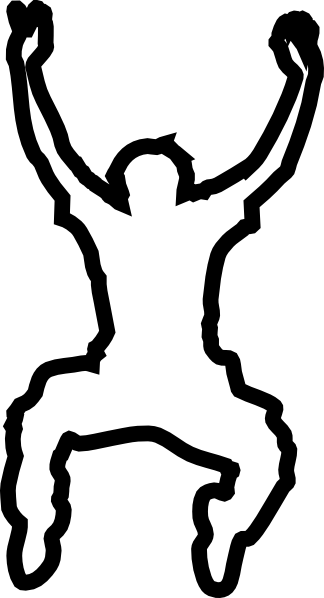 324x598 Jump Silhouette Clip Art
