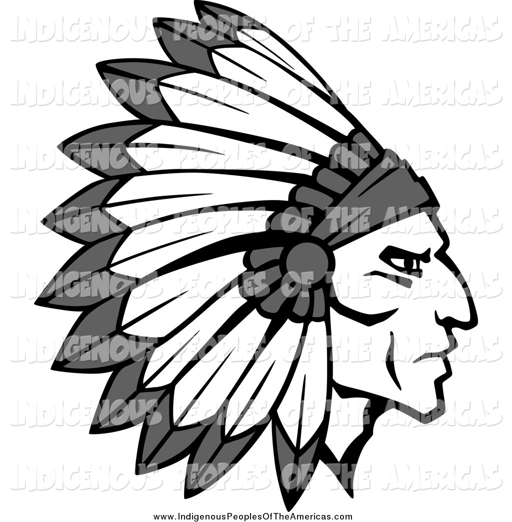 1024x1044 Native American Head Clipart Free Silhouette