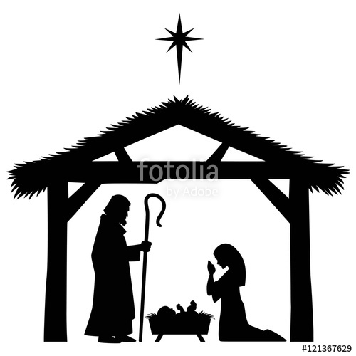 500x500 Nativity Silhouette Stock Image And Royalty Free Vector Files
