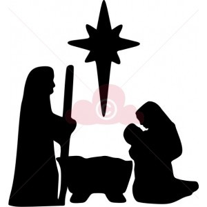 300x300 Best Photos Of Manger Scene Silhouette