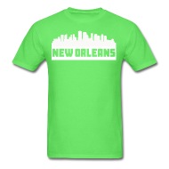 190x190 New Orleans Louisiana Skyline Silhouette T Shirt Spreadshirt