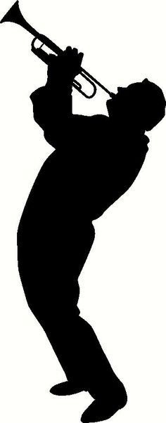 236x602 Jazz Silhouettes Clip Art Trumpet Silhouette Clip Art