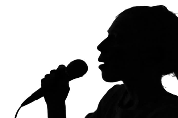 720x480 Silhouette Detail Of A Male Workers Face. Sculpture At Night