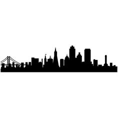 236x236 New York Skyline, Printable Art, New York Silhouette, City Skyline