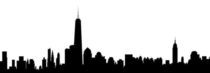 684x240 Skyline Clipart Nyc Skyline
