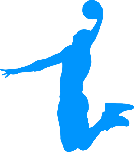 Silhouette Of A Basketball Player at GetDrawings | Free download