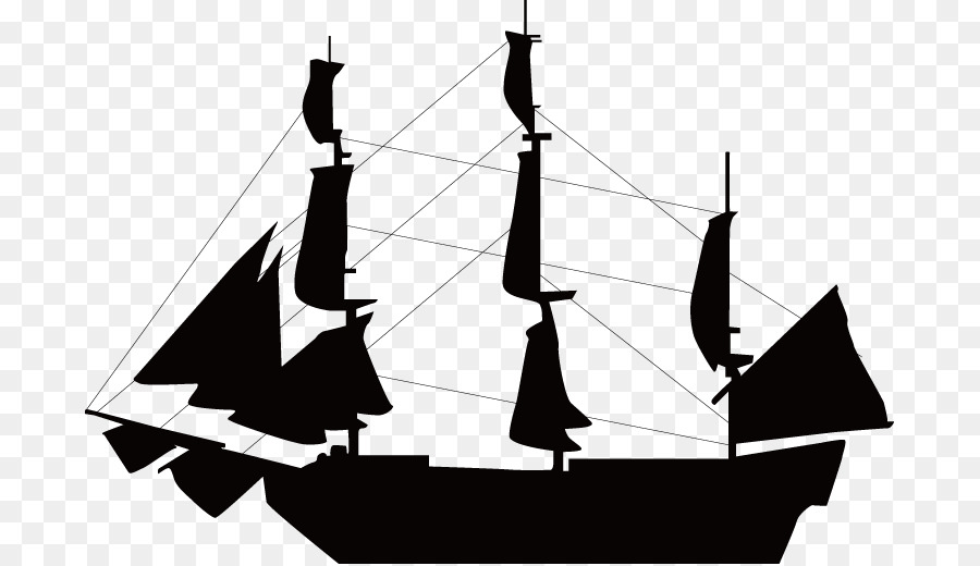 900x520 Sailboat Ship Silhouette Clip Art
