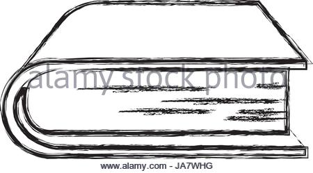 450x249 Monochrome Blurred Silhouette Of Stack Of Books Stock Vector Art