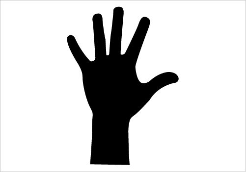 501x351 Hand Brain Model Silhouette Graphics Silhouette Graphics People