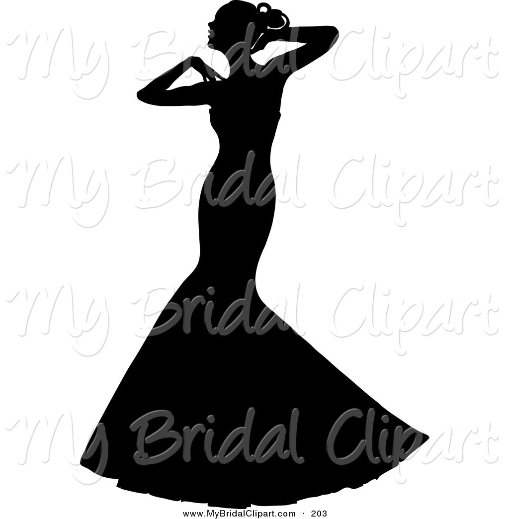 1024x1044 Bride Clipart Outline