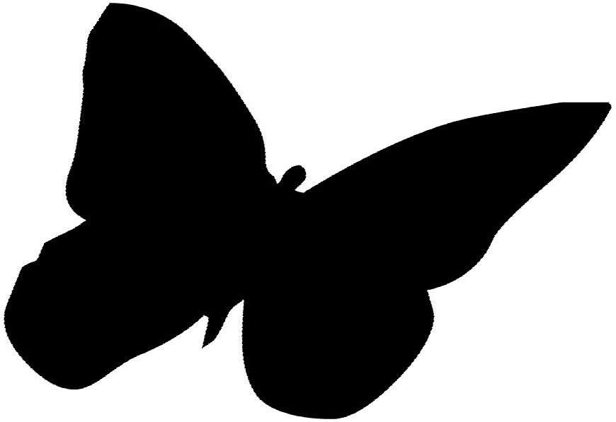 870x597 Butterfly Silhouette By Slave2desire