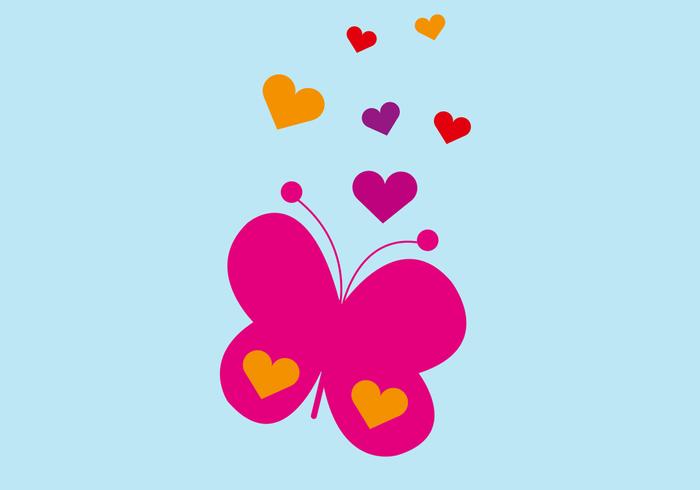 700x490 Butterfly Silhouette Free Vector Art