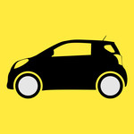 150x150 Silhouette Of Car Vector Image