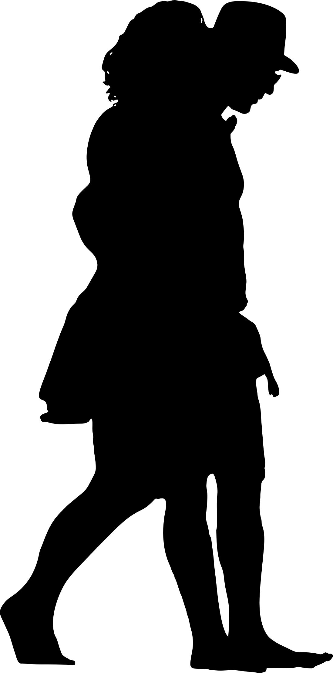 1098x2217 Couple Walking Silhouette Icons Png