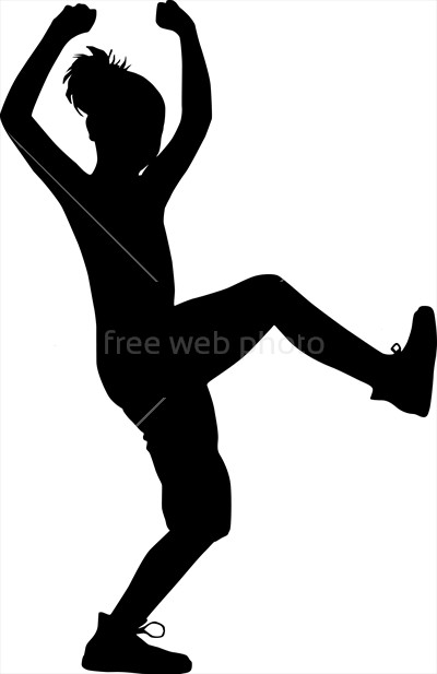 400x617 Dancing Silhouette Child Photo 3787 Download