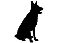 236x177 Shepherd Silhouette Clip Art