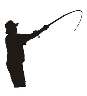 Silhouette Of A Fisherman at GetDrawings | Free download