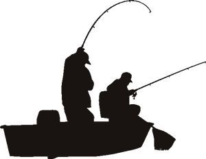300x232 Fishing Pole Silhouette