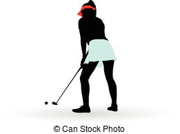 261x194 Lady Girl People Golf Golfer Female Sport Swing Silhouette Images