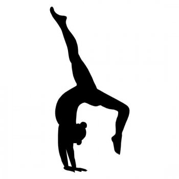 Silhouette Of A Gymnast at GetDrawings | Free download