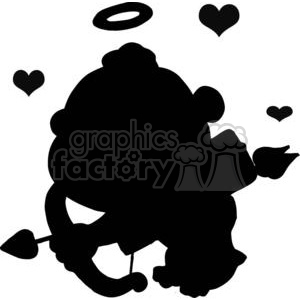 300x300 Arrow Heart Clipart Black And White For Silhouette